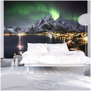 Fototapete Artgeist Aurora borealis, 140 cm x 200 