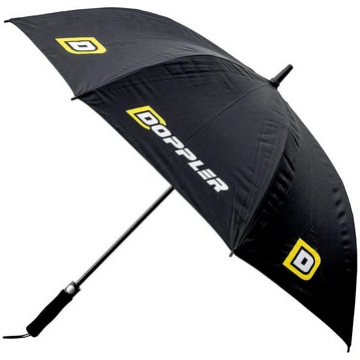 Umbrella Doppler black / yellow
