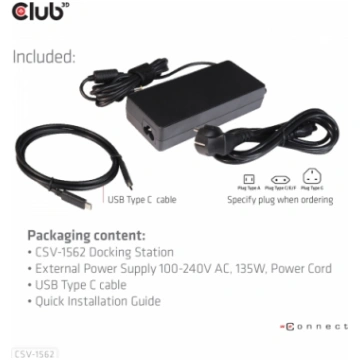 Club 3d CLUB3D The CSV-1562 is an USB3.2 Gen1 Type