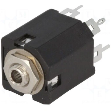 Socket | Jack 3,5mm | female | stereo | with doubl