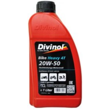 Eļļa motocikliem Divinol Bike Heavy 4T 20W-50