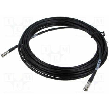 Cable; 5m; Micro BNC male,both sides; black; strai