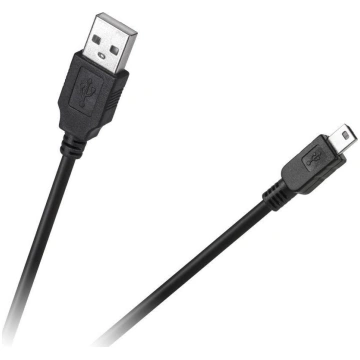 Kabel USB Cabletech USB-A - miniUSB Czarny (KPO388