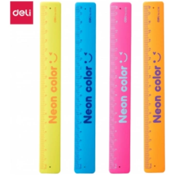 Lineāls aproce Deli 18cm, asorti DE962065 69217349