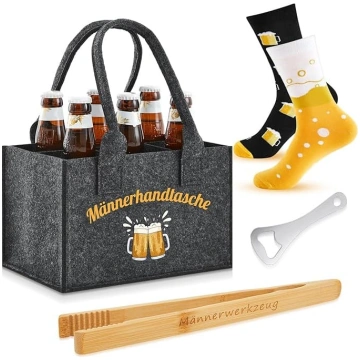 SATINIOR Pack of 4 Alus dāvanas vīriešiem 24 x 15 