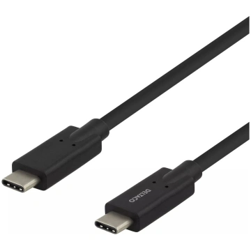 USB kabelis Deltaco USBC-1503 2m melns USB 3.2 Gen