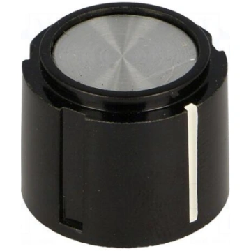 Knob | with pointer | Øshaft: 6.35mm | Ø20x15.9mm 