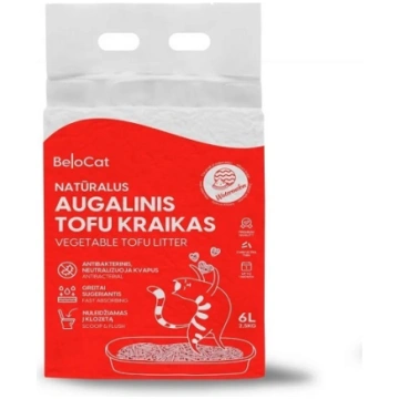 BelCat Tofu Clumping Cat Litter Watermelon Scent d