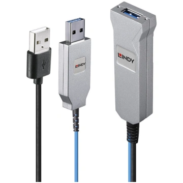Lindy 30m Fibre Optic USB 3.0 Cable | 43345 | 4002