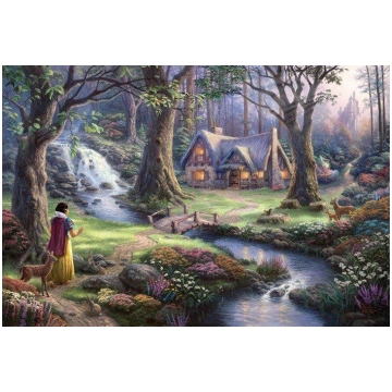 Schmidt Spiele Puzzle Thomas Kinkade: Disney Snow 