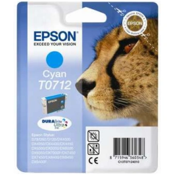 C13T071240 Tinte Epson T0712 cyan DURABrite