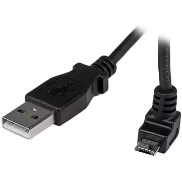 Startech USB-A to Micro USB, Angle, 2m (USBAUB2MU)