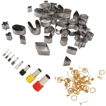136pcs Polymer Clay Earring Kit with 36 Shape Stai