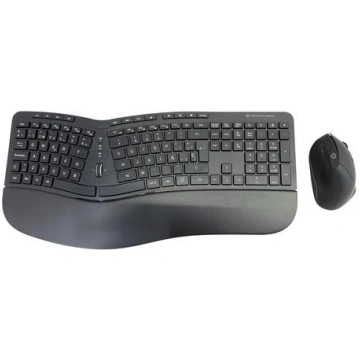 Conceptronic Wireless ERGO Keyboard + Mouse Layout