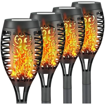 4 Pack LED LED saules lukturītis ar mirgojošu lies