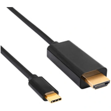 Kabel USB Akyga USB-C - HDMI 1.8 m Czarny (AK-AV-1