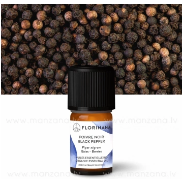 Melnais pipars (BLACK PEPPER) ēteriskā eļļa