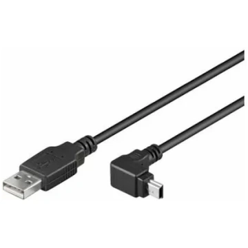 USB A vīrietis — miniUSB kabelis CABLE-90MINI 1.8 