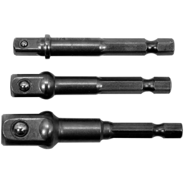 Yato HEX ADAPTERS FOR SOCKET SOCKET 1/4 3/8 1/2 "S