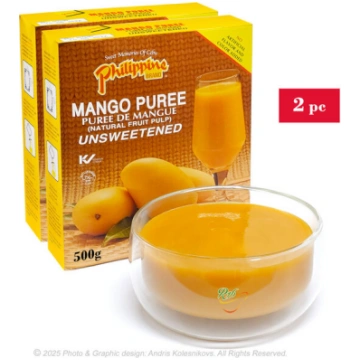 Mango biezenis (dabīgs, nesaldināts), Mango Puree,
