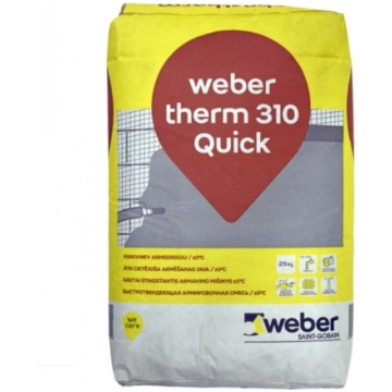 Ātri cietējoša līmēšanas un armēšanas java Weber t