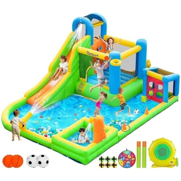 FBSPORT hüpfburg Outdoor mit gebläse 480 x 370 x 2