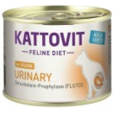 Kattovit Urinary Huhn diētiski konservi pieaugušie