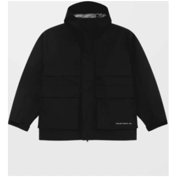 POLAR SKATE CO. Cargo Shell Jacket Black jaka