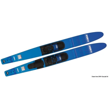 DEVOCEAN Globe/Balance water skis blue (64.940.11)