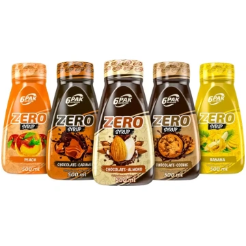 6PAK Zero Syrup 500ml 6Pak Nutrition