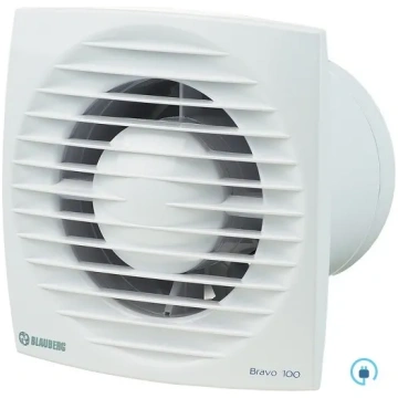 Sadzīves ventilators Blauberg Bravo 100S ar slēdzi