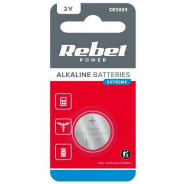 Baterija Rebel CR2025 Extreme, 1 gab