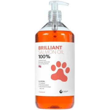 Brilliant Salmon oil laša eļļa kažokādai un ādai, 