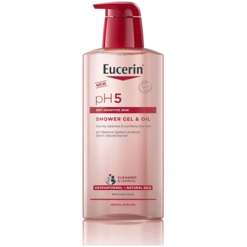 Eucerin® pH5 dušas želeja un eļļa, 400 ml