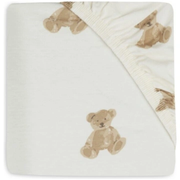 Palags ar gumiju, 60x120cm Jersey Teddy Bear