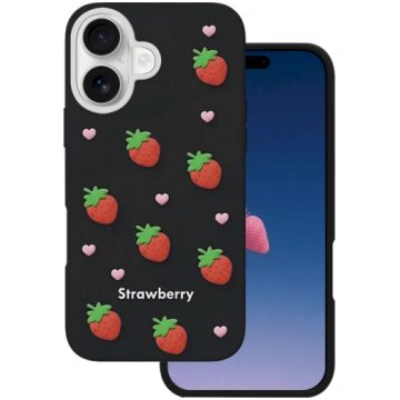 Mocco Strawberry Back Case Aizmugurējais apvalks p