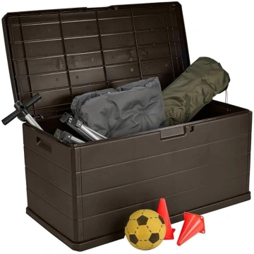 350L Heavy Duty Plastic Garden Storage Box, Huge C