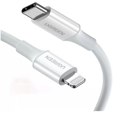 UGREEN USB Type-C uz Lightning kabelis 3A 0,25 m b