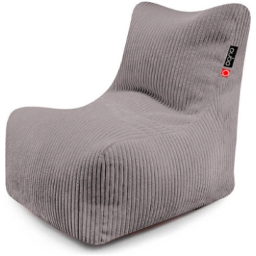 Sēžammaiss Qubo Noa Wood FEEL FIT pelēks samts, mo