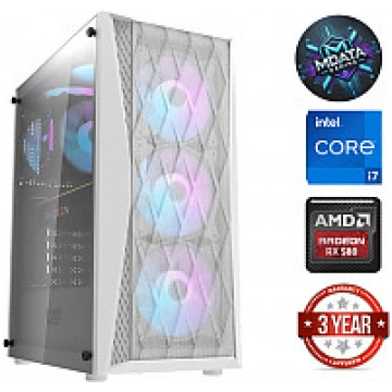 MDATA GAMING i7-12700KF 16GB 4TB SSD 1TB HDD RX580