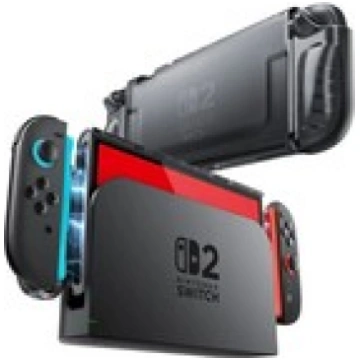 SUPCASE CRYSTAL CASE NINTENDO SWITCH 2 FROST BLACK