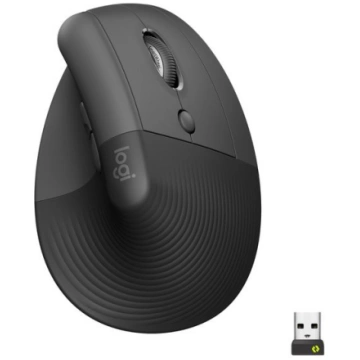 Logitech Lift Vertical Mouse - Black