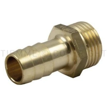 Štuceris ar ārējo vītni M1"x25mm, misiņš Štuceris 