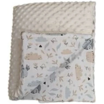 Duet Baby Blanket - 664- with filling - MINKY / CO