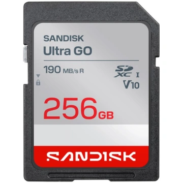 SanDisk Ultra GO - flash memory card - 256 GB - SD