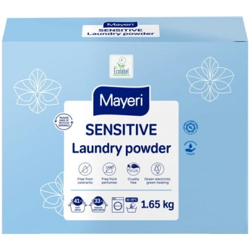 MAYERI Sensitive veļas pulveris 1,65kg