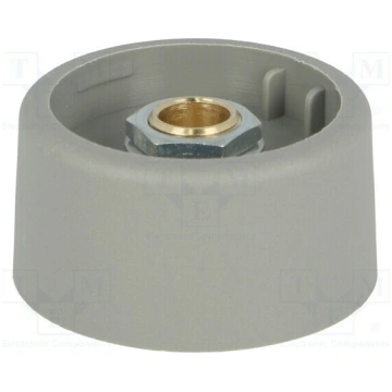 Knob; without pointer; polyamide; Øshaft: 6mm; Ø31