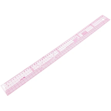 Drēbnieku lineāls 5×60 cm STOK