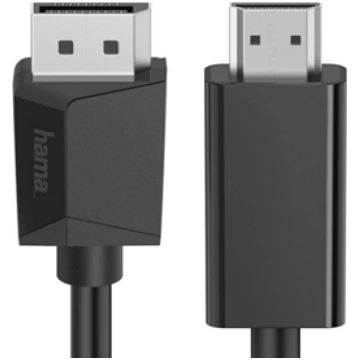 Kabel displayport HDMI 4k 1,5m 200712 HAMA