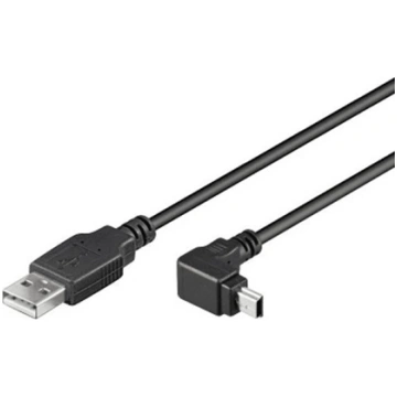 Kabel USB Techly USB-A - miniUSB 1.8 m Czarny (ICO